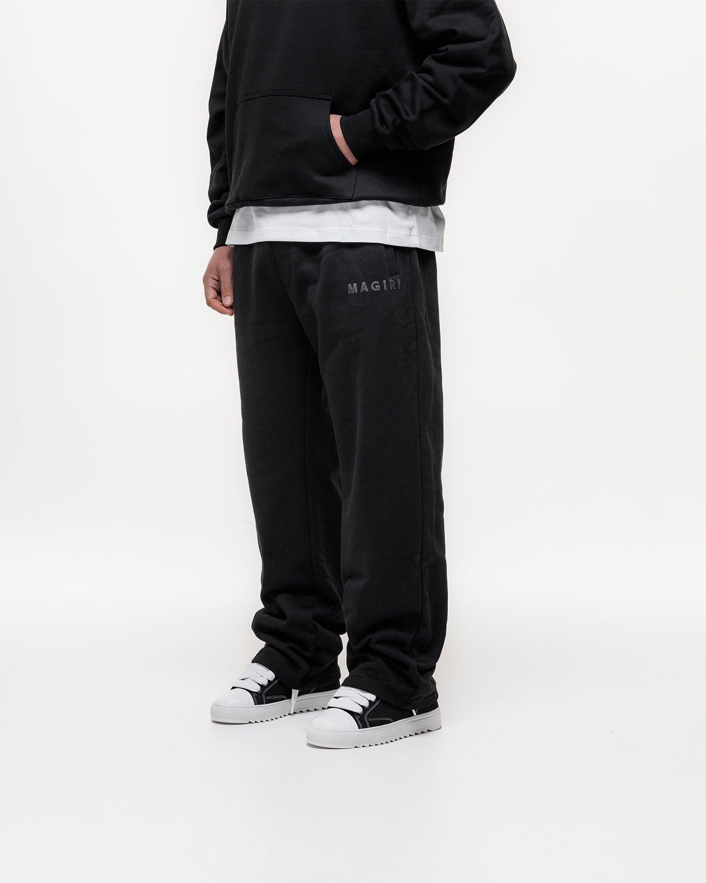 Magiri Core Puff Printed Joggers 'Black' - Kick Game