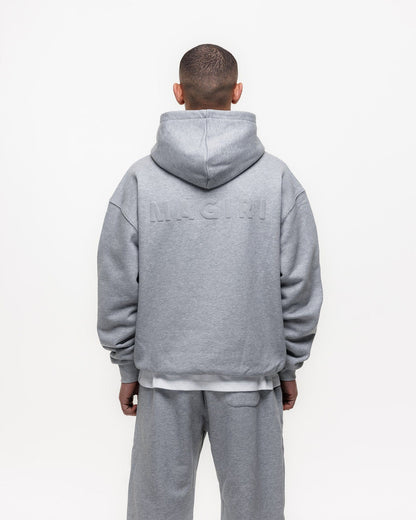 Magiri Core Puff Printed Hoodie 'Grey' - Kick Game