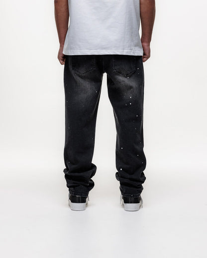 Magiri Core Painted Straight Jeans 'Black' - Kick Game