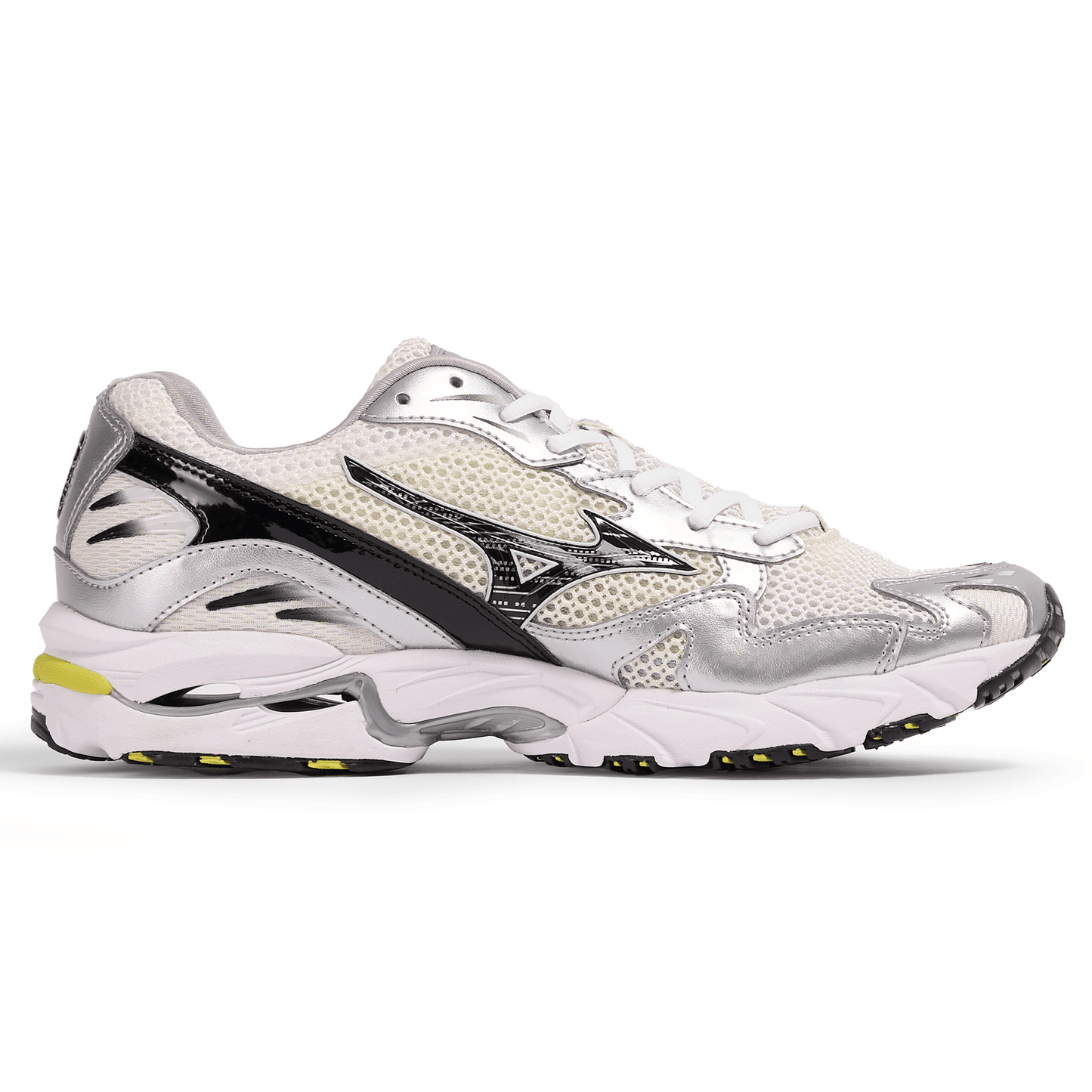 Mizuno Wave Rider 10 Sport 'Snow White Black Sylvan Green' - Kick Game