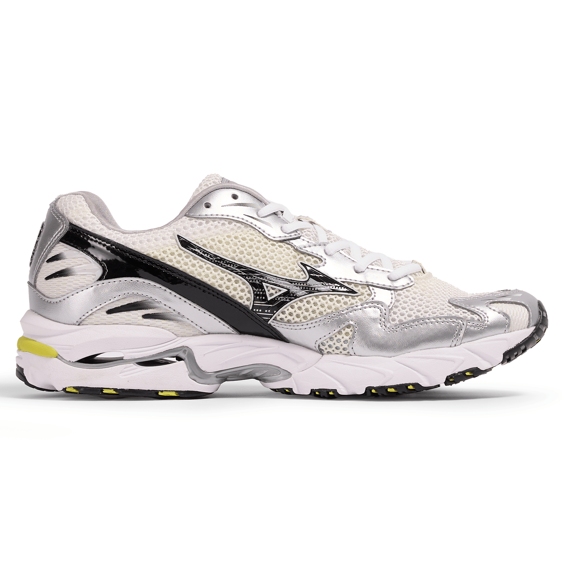 Mizuno Wave Rider 10 Sport 'Snow White Black Sylvan Green' - Kick Game