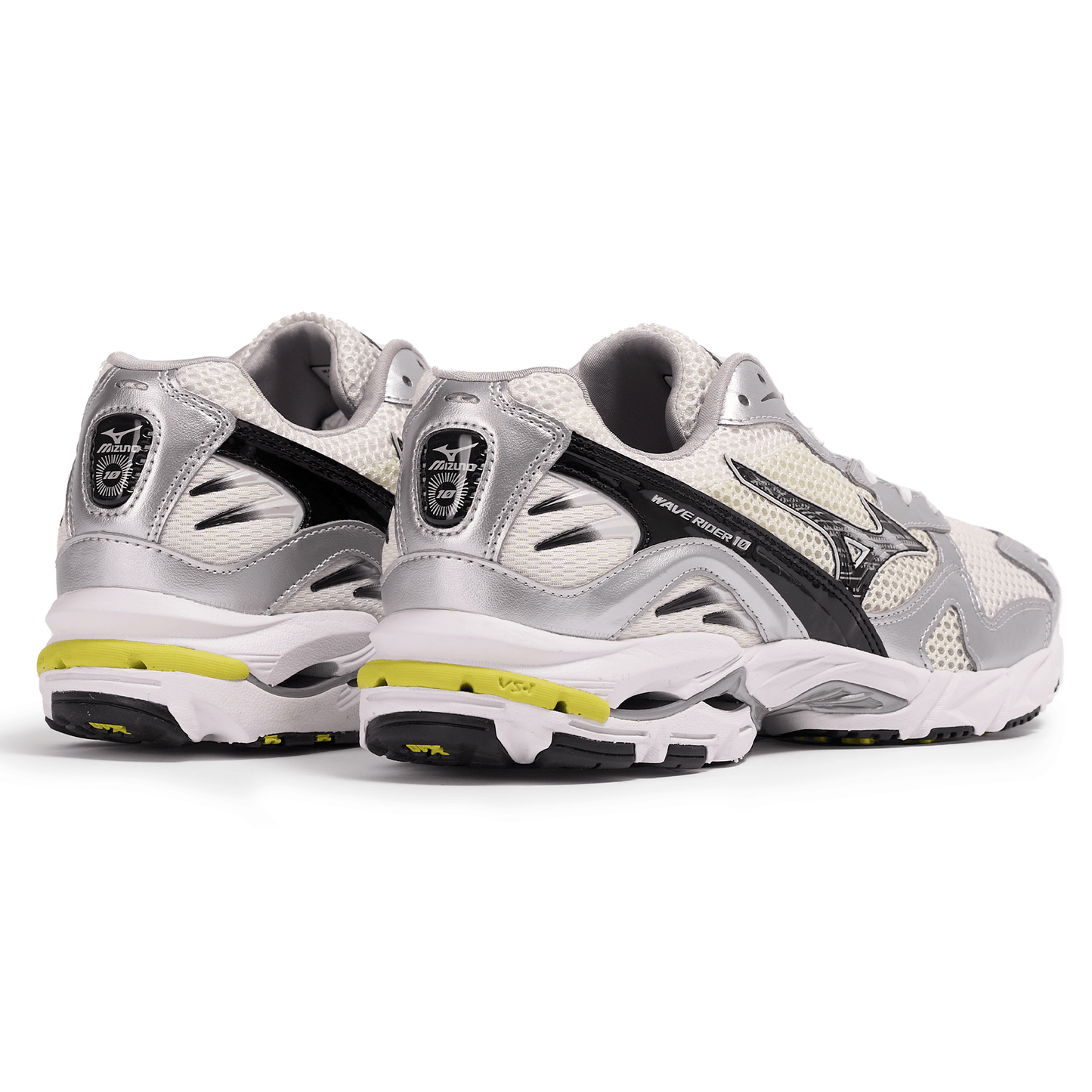 Mizuno Wave Rider 10 Sport 'Snow White Black Sylvan Green' - Kick Game