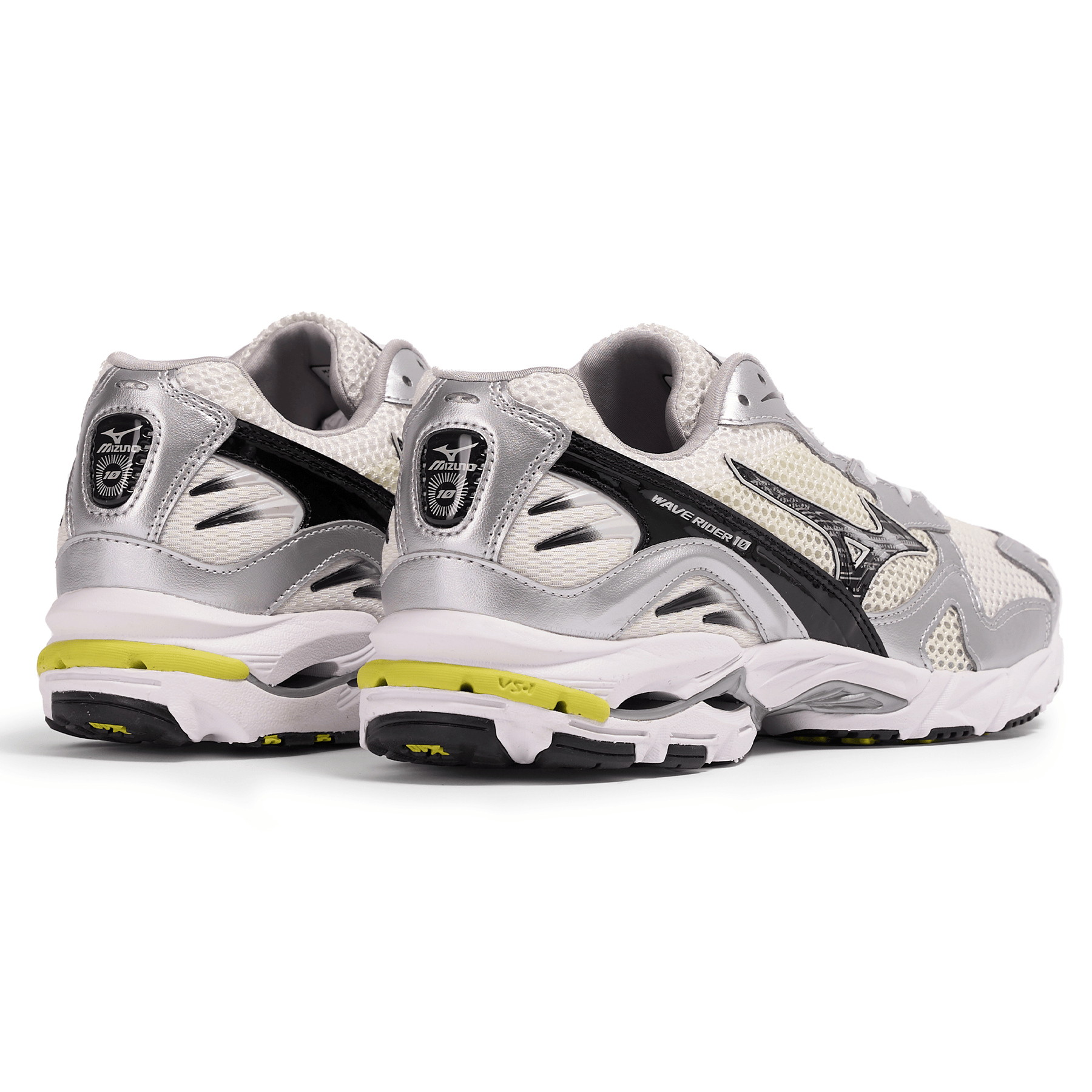 Mizuno Wave Rider 10 Sport 'Snow White Black Sylvan Green' - Kick Game