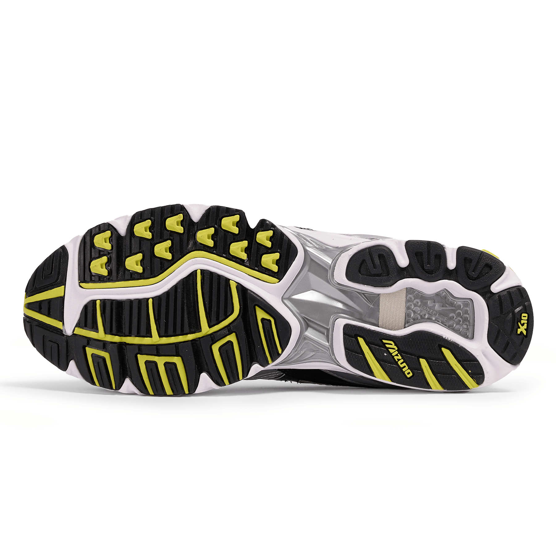 Mizuno Wave Rider 10 Sport 'Snow White Black Sylvan Green' - Kick Game