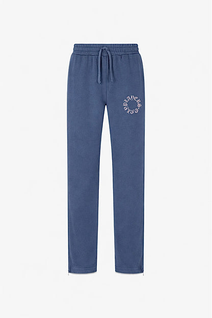 PLAYERS ONLY WASHED NAVY EMBROIDERED SWEATPANTS - Kick Game
