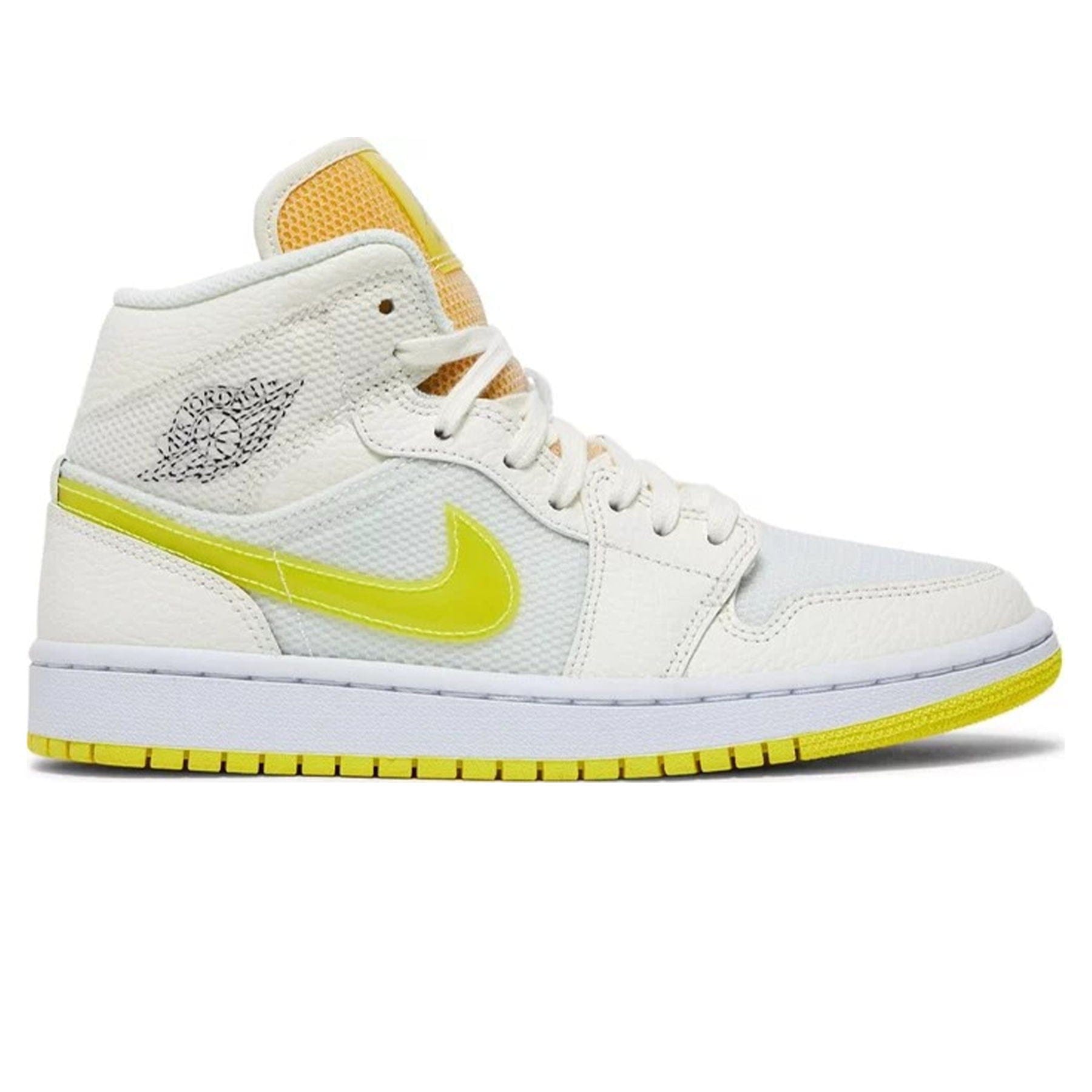 Jordan 1 mid yellow on sale