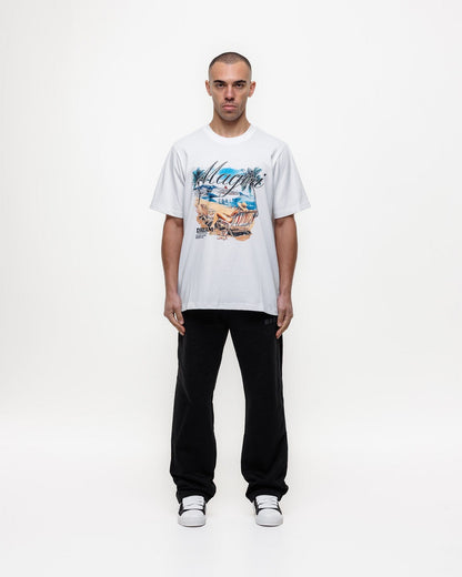 Magiri Dream Beach Printed T-Shirt 'White' - Kick Game