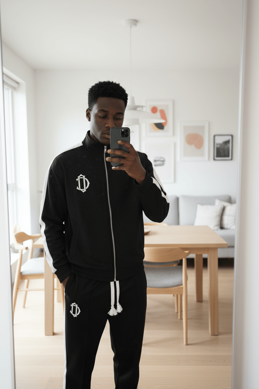 Cardair Club Emblem Track Top - Black - Kick Game