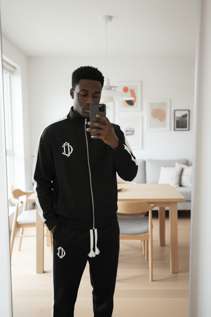 Cardair Club Emblem Track Top - Black - Kick Game