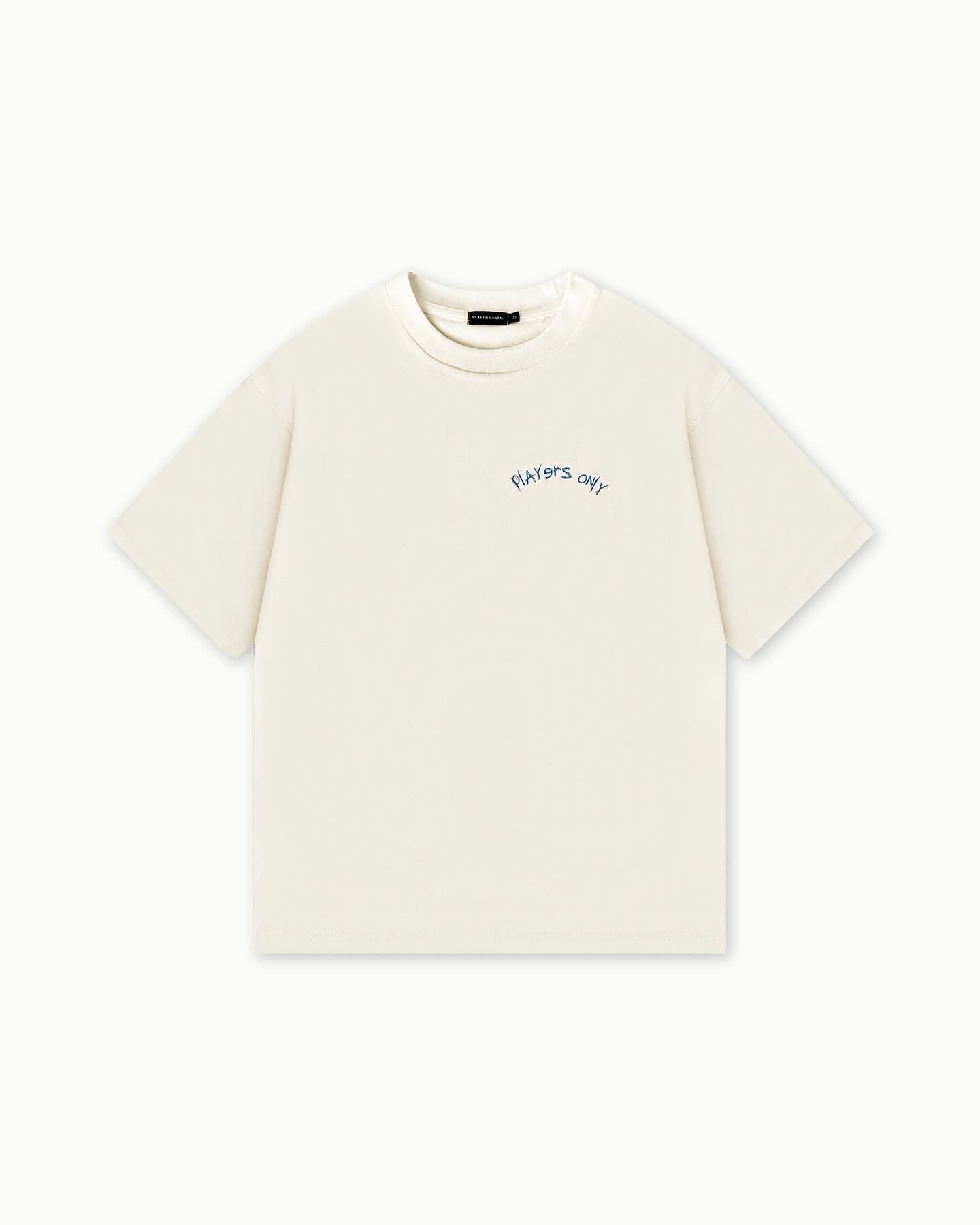 PLAYERS ONLY ECRU PLAYERS CLUB TEE - Kick Game