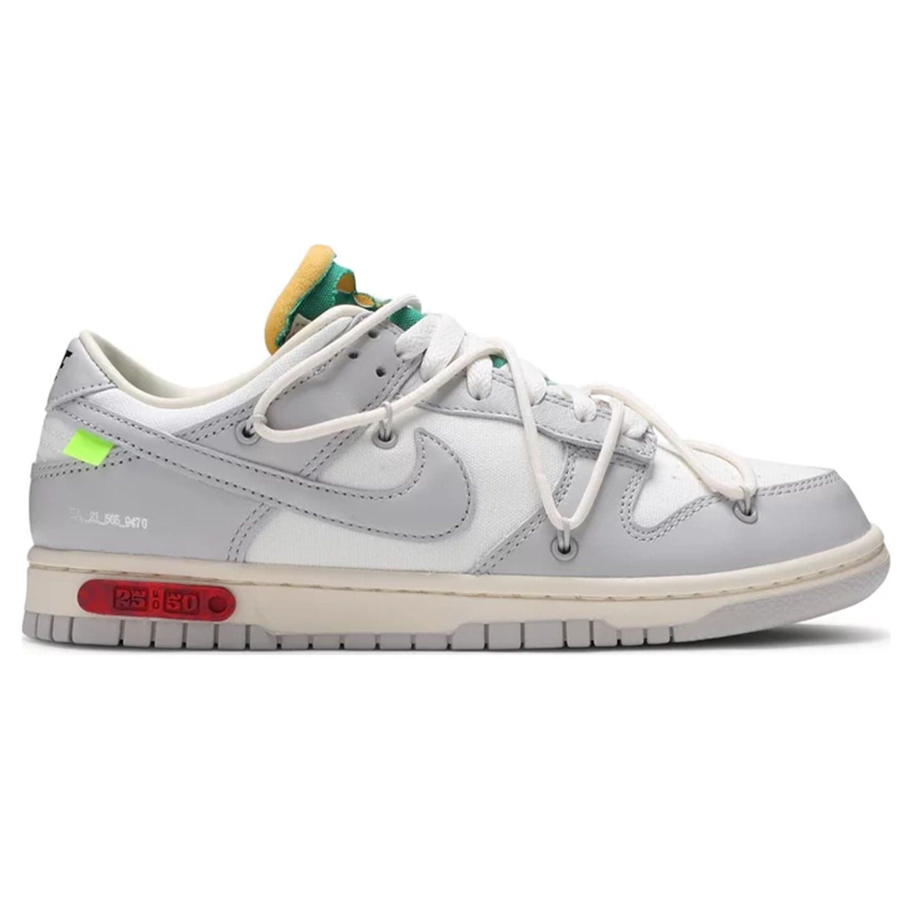 Off-White x Nike Dunk Low 'Lot 25 of 50' — Kick Game Off-White x Nike Dunk Low 'Lot 25 of 50' — Kick Game