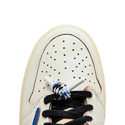 Fragment Design x Travis Scott x Air Jordan 1 Retro Low OG 'White Blue' - Kick Game