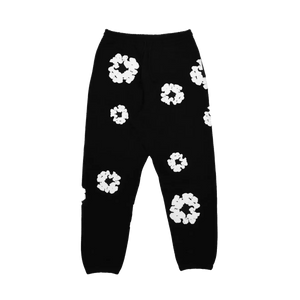 Denim Tears The Cotton Wreath Sweatpants 'Black'