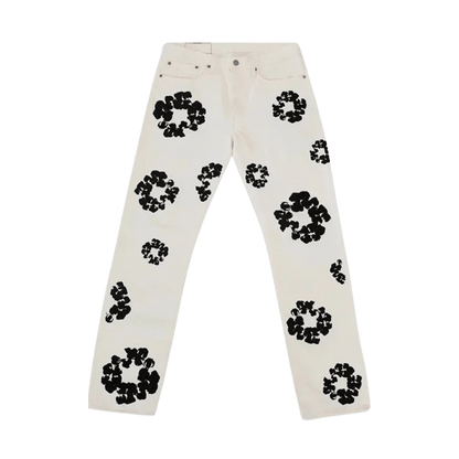 Denim Tears X Levi's Cotton Wreath Jeans 'White' - Kick Game
