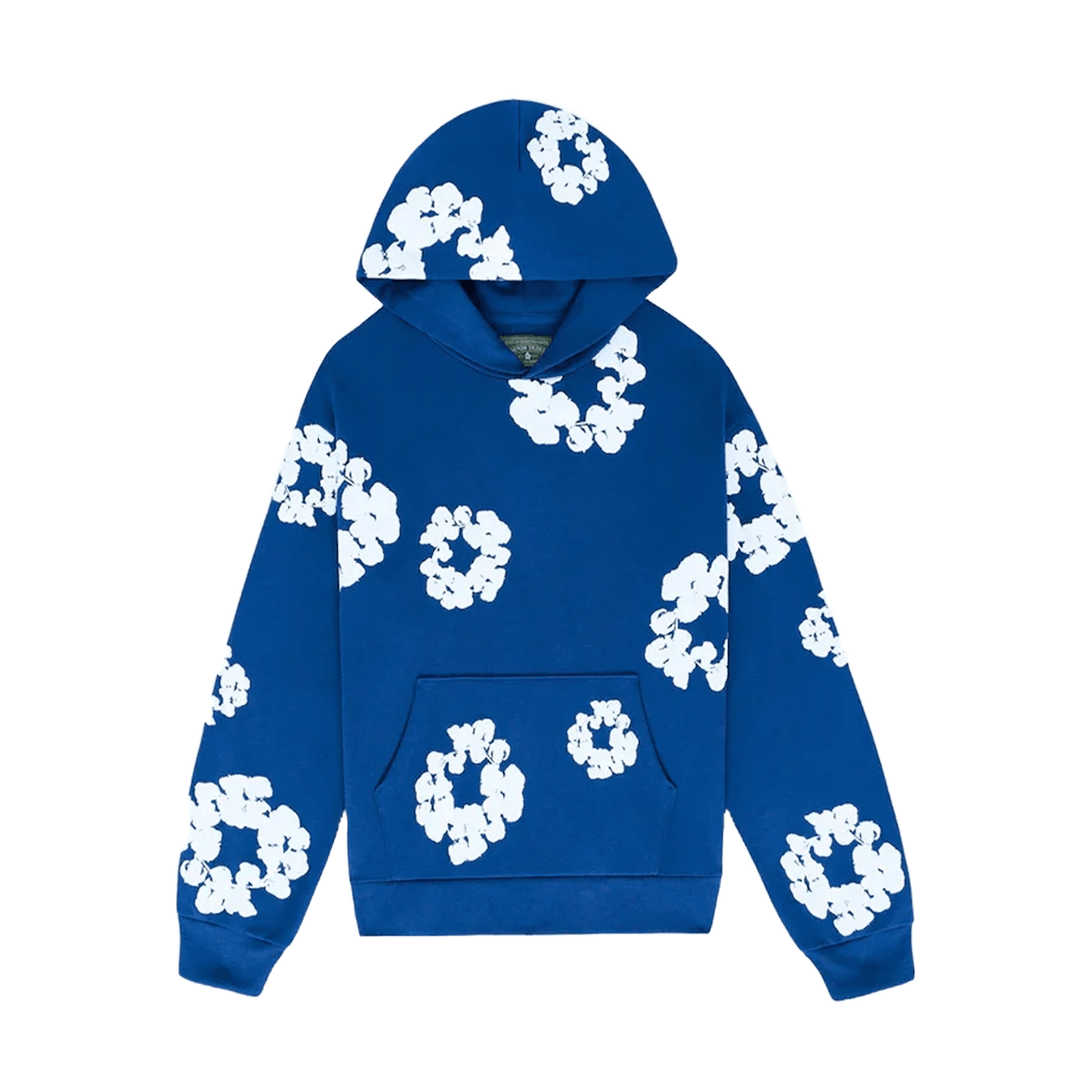 Denim Tears The Cotton Wreath Hooded Sweatshirt 'Royal Blue' - Kick Game