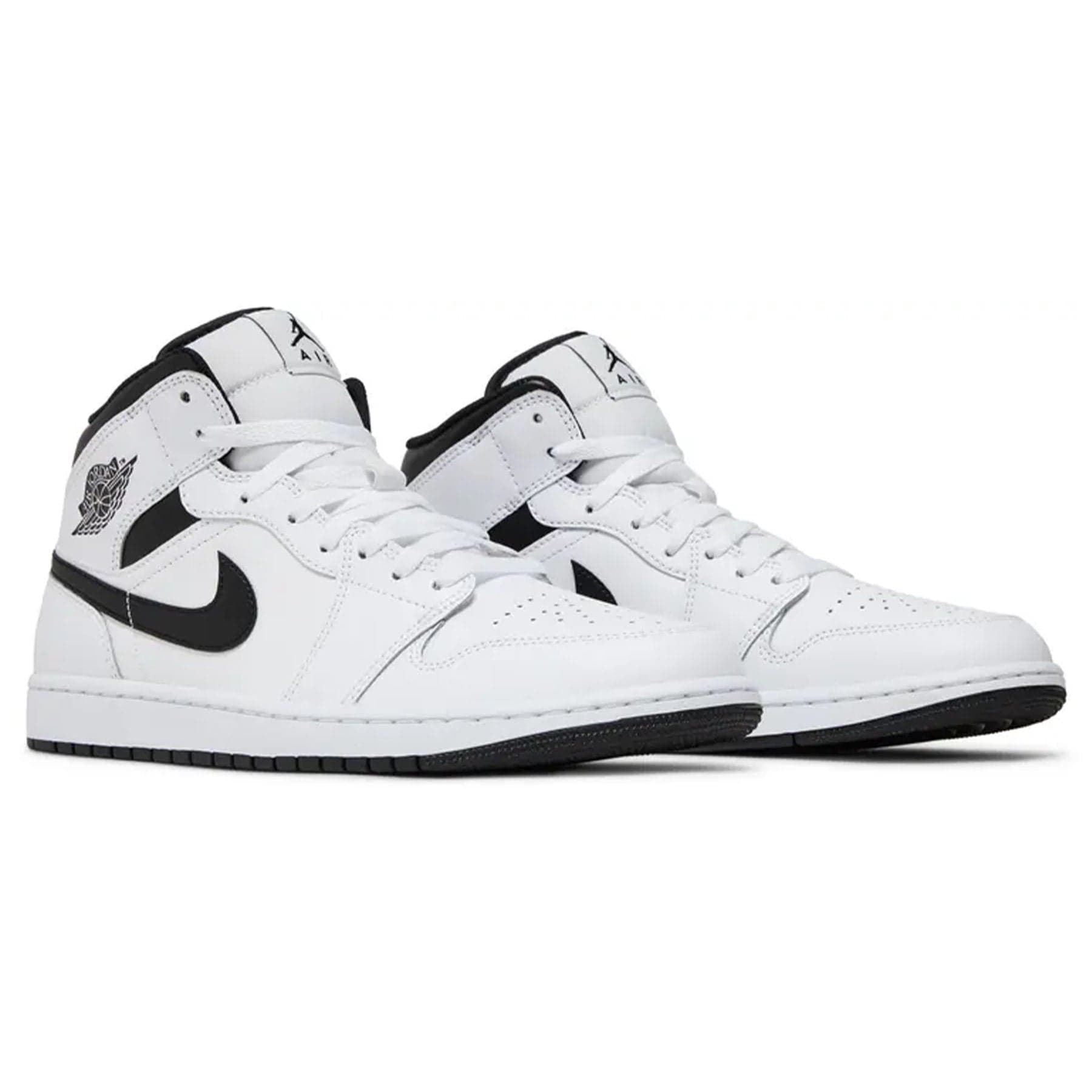 Air Jordan 1 Mid 'White Black' - Kick Game