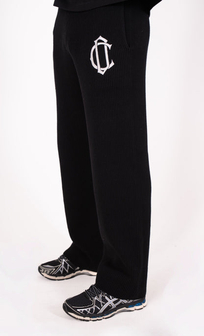 Cardair CD Emblem Knit Joggers - Black - Kick Game