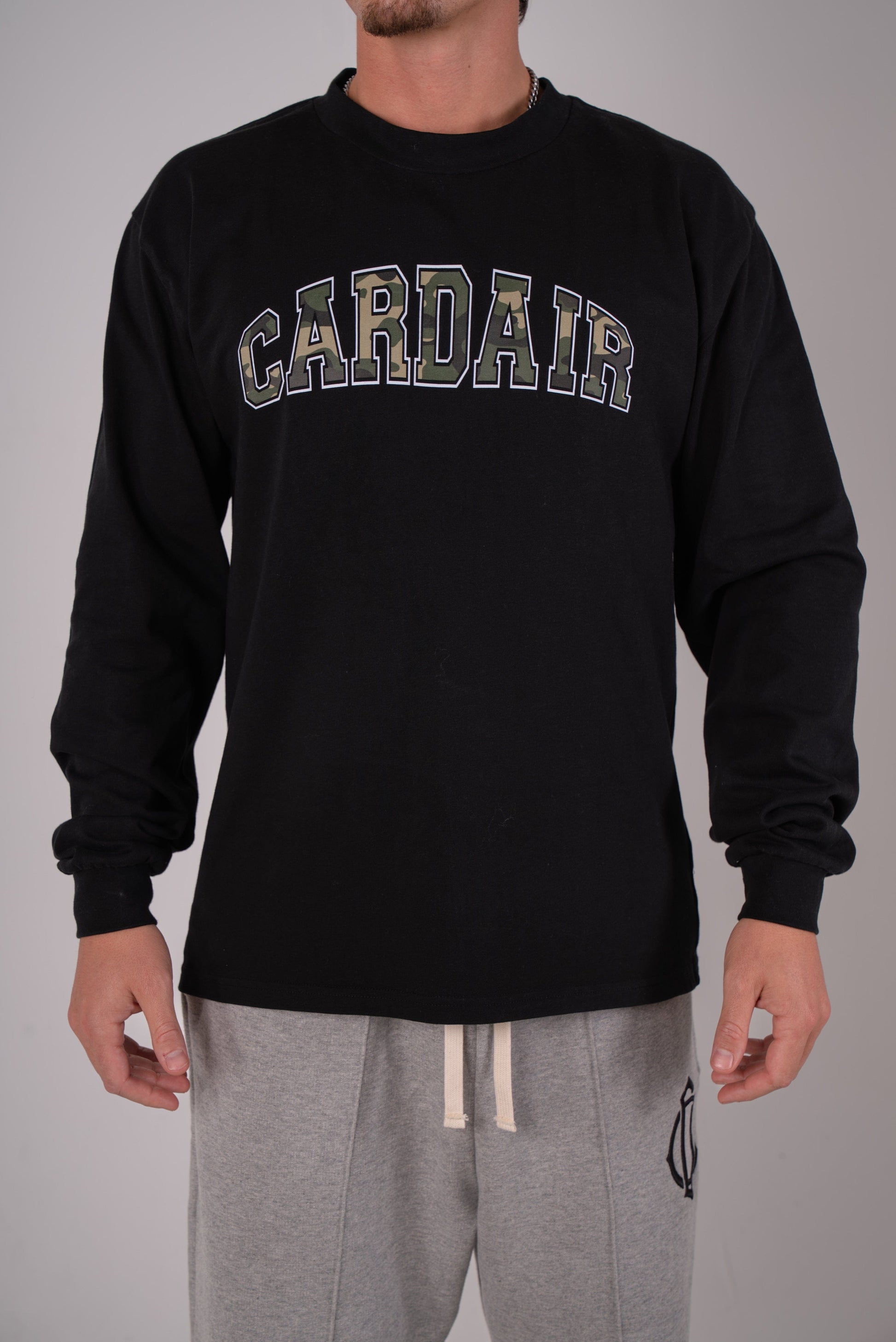 Cardair Camo Cardair Long Sleve - Black - Kick Game