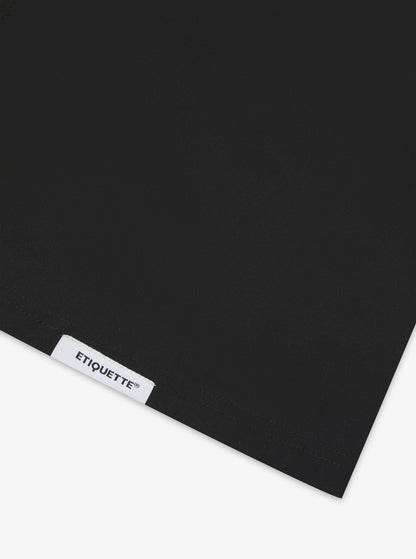 Etiquette Double Zip Overshirt 'Black' - Kick Game