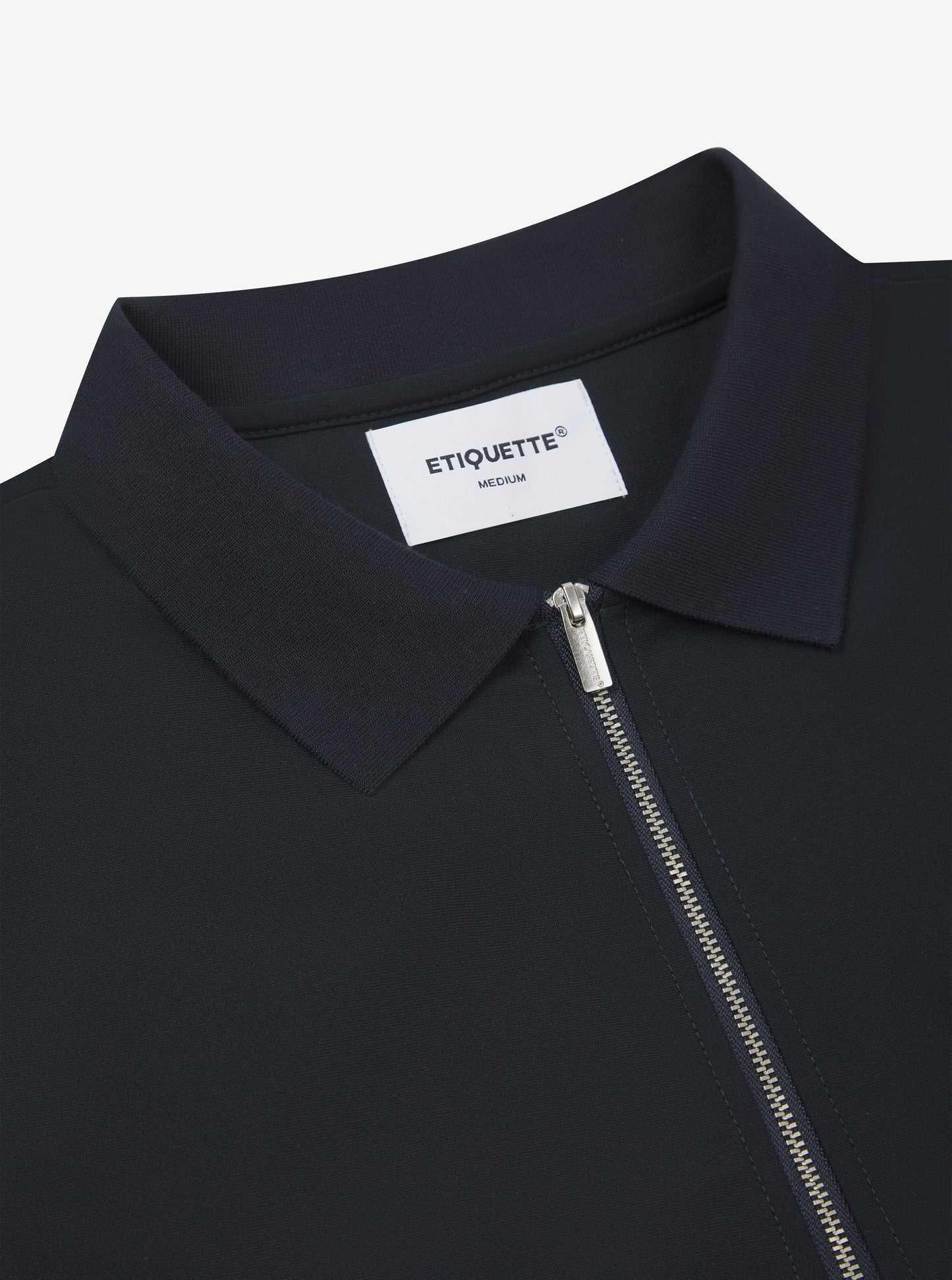 Etiquette Double Zip Overshirt 'Navy' - Kick Game