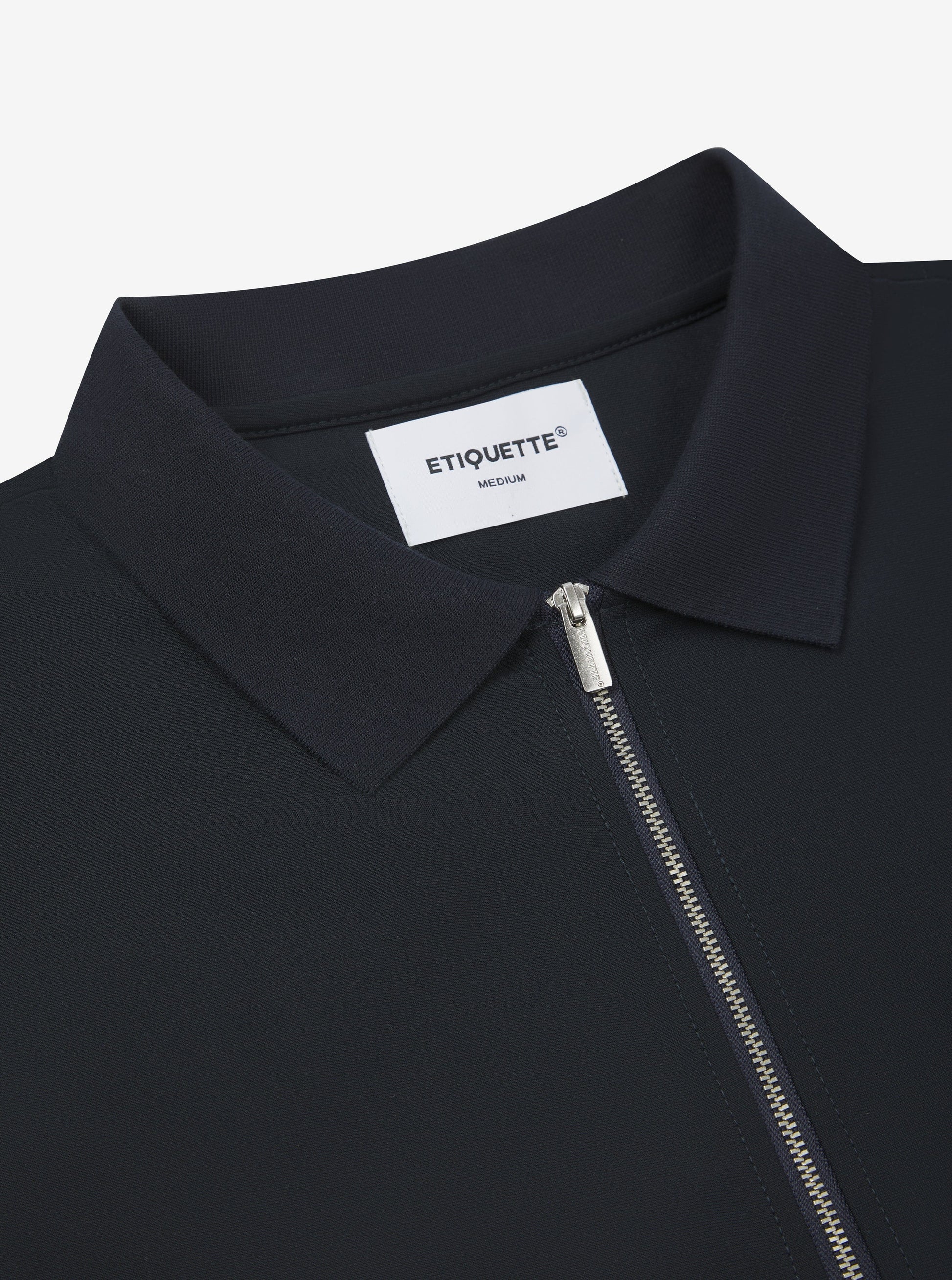 Etiquette Double Zip Overshirt 'Navy' - Kick Game
