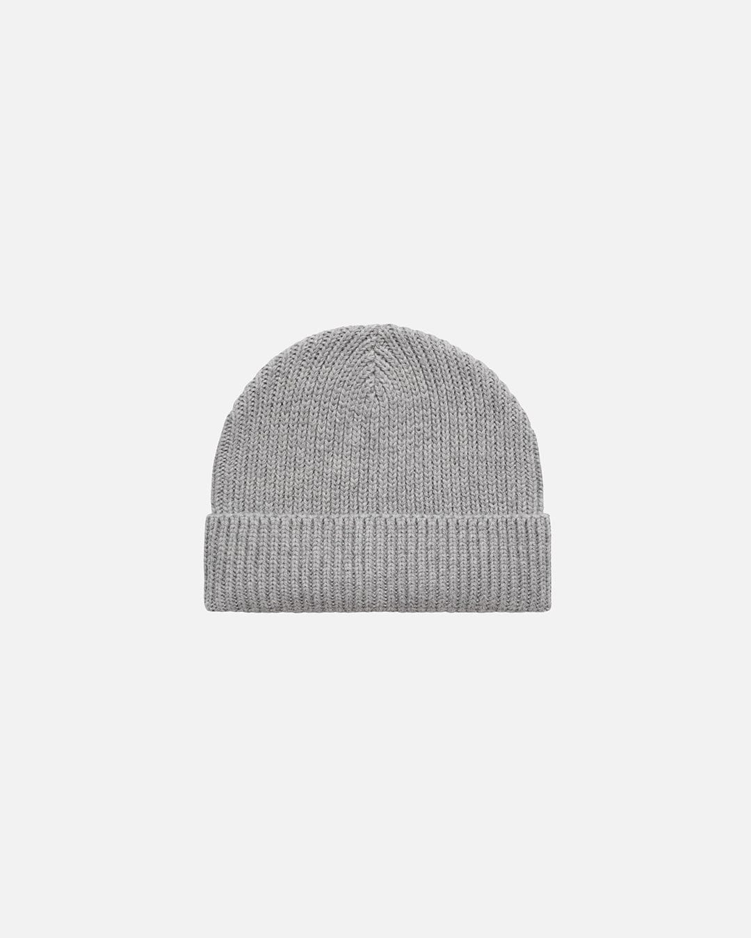 Etiquette Ribbed Beanie 'Grey' - Kick Game