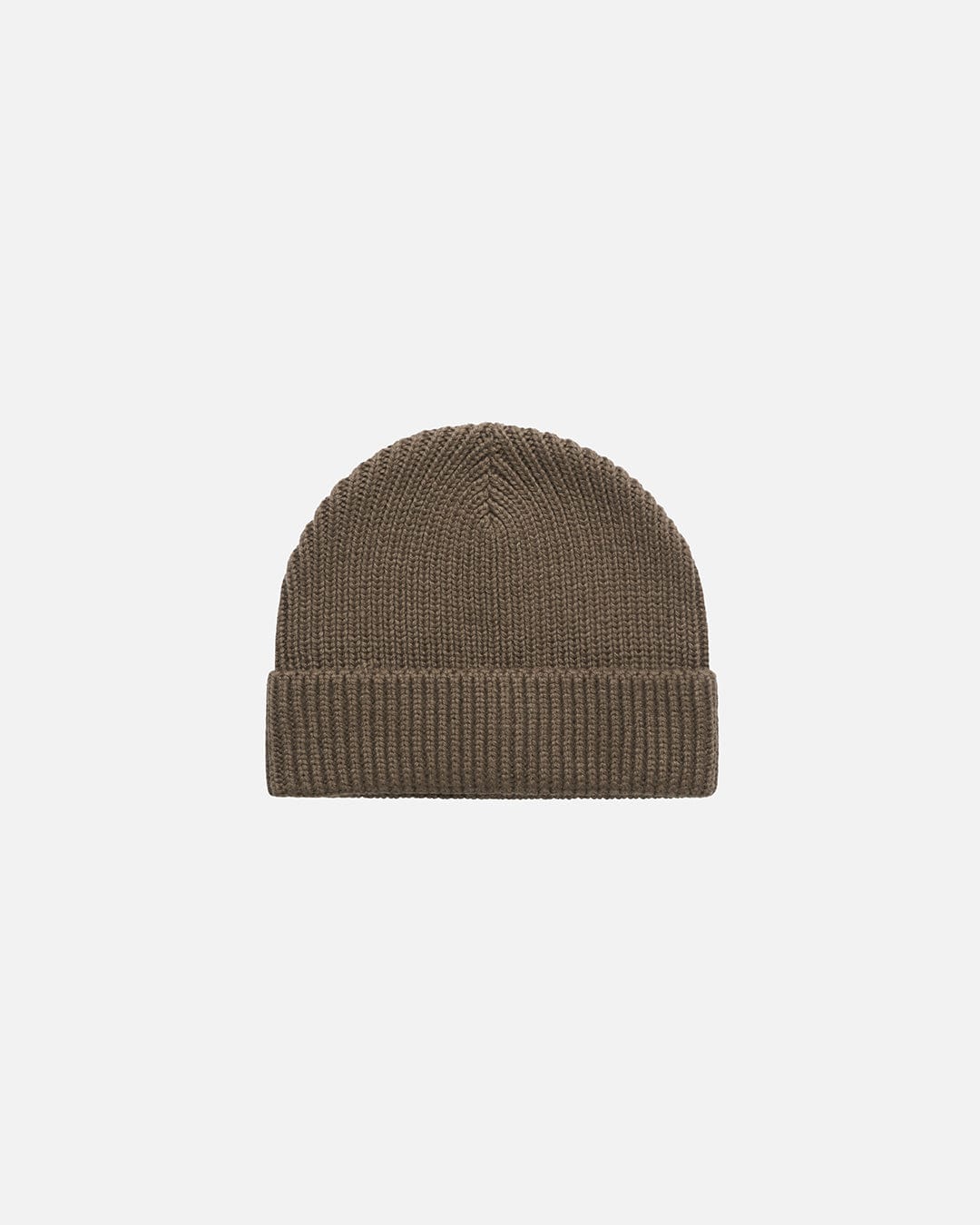 Etiquette Ribbed Beanie 'Walnut' - Kick Game