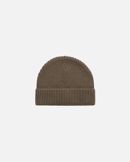 Etiquette Ribbed Beanie 'Walnut' - Kick Game
