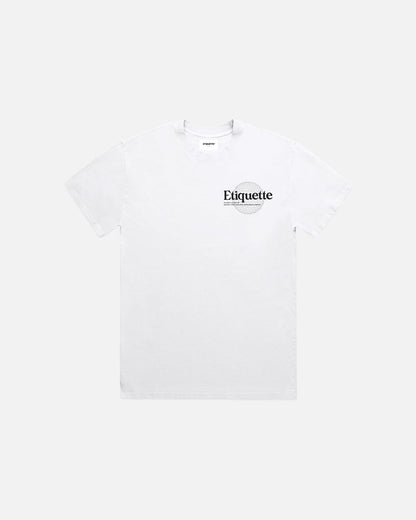 Etiquette Sphere Tee 'White' - Kick Game