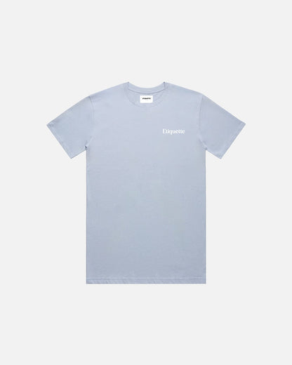 Etiquette Pure Organic Cotton Classic Tee 'Powder' - Kick Game