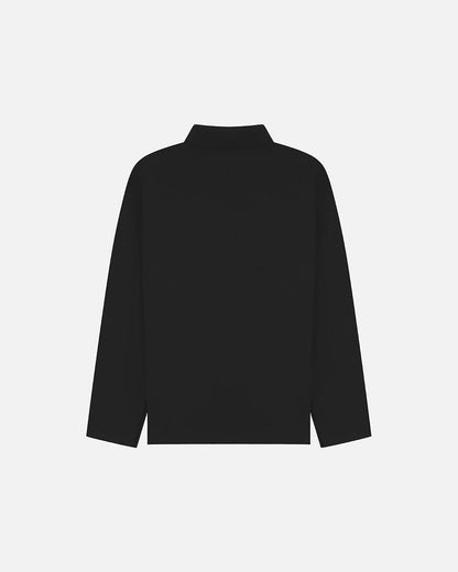 Etiquette Double Zip Overshirt 'Black' - Kick Game