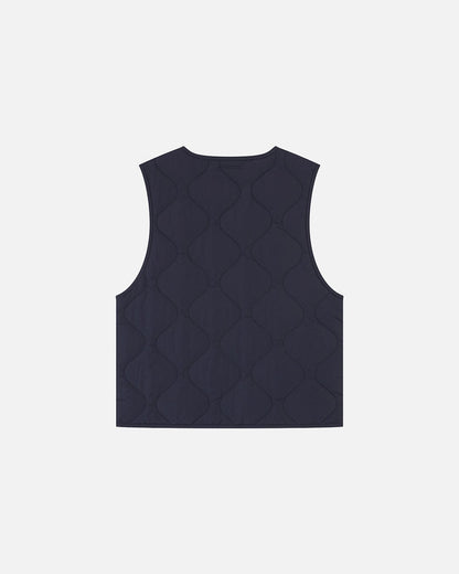 Etiquette Liner Vest 'Navy' - Kick Game