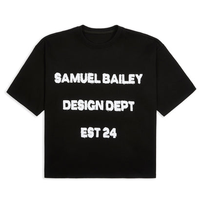 Black Design Dept Tee - Kick Game