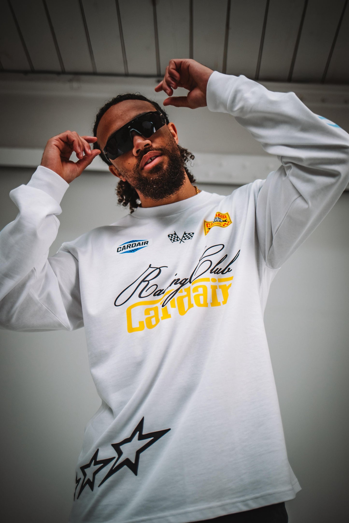 Cardair Racing Club Long Sleeve - White - Kick Game