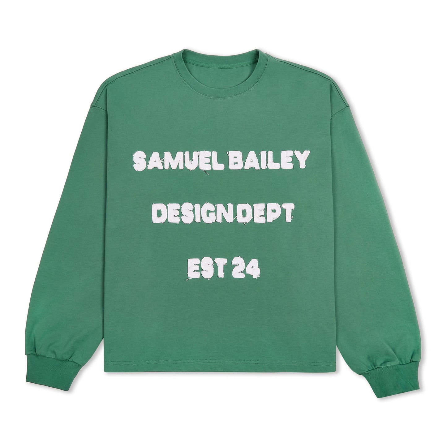 Green Long Sleeve Design Dept Tee - Kick Game