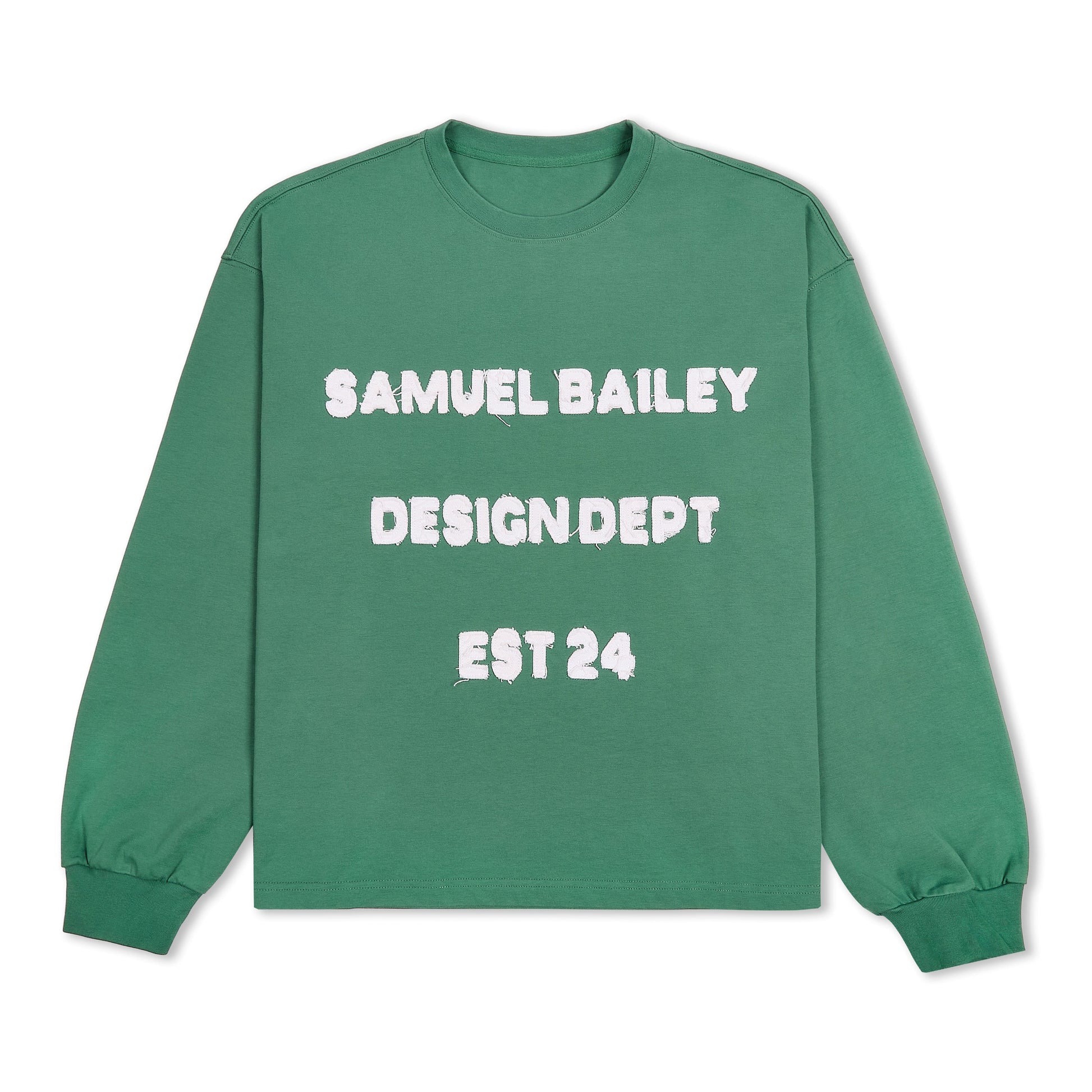 Green Long Sleeve Design Dept Tee - Kick Game