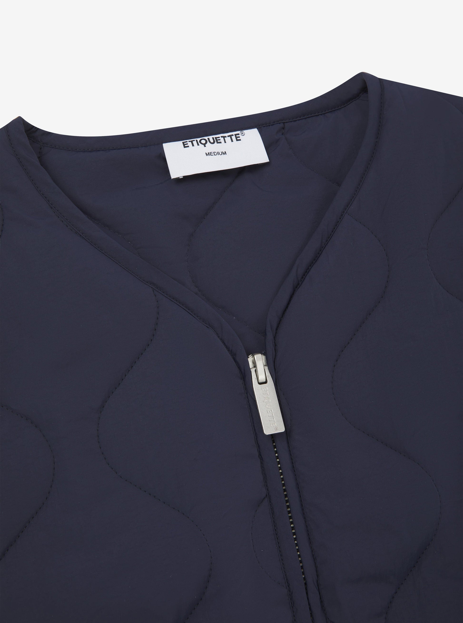 Etiquette Liner Vest 'Navy' - Kick Game