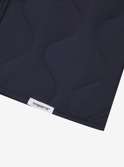 Etiquette Liner Vest 'Navy' - Kick Game