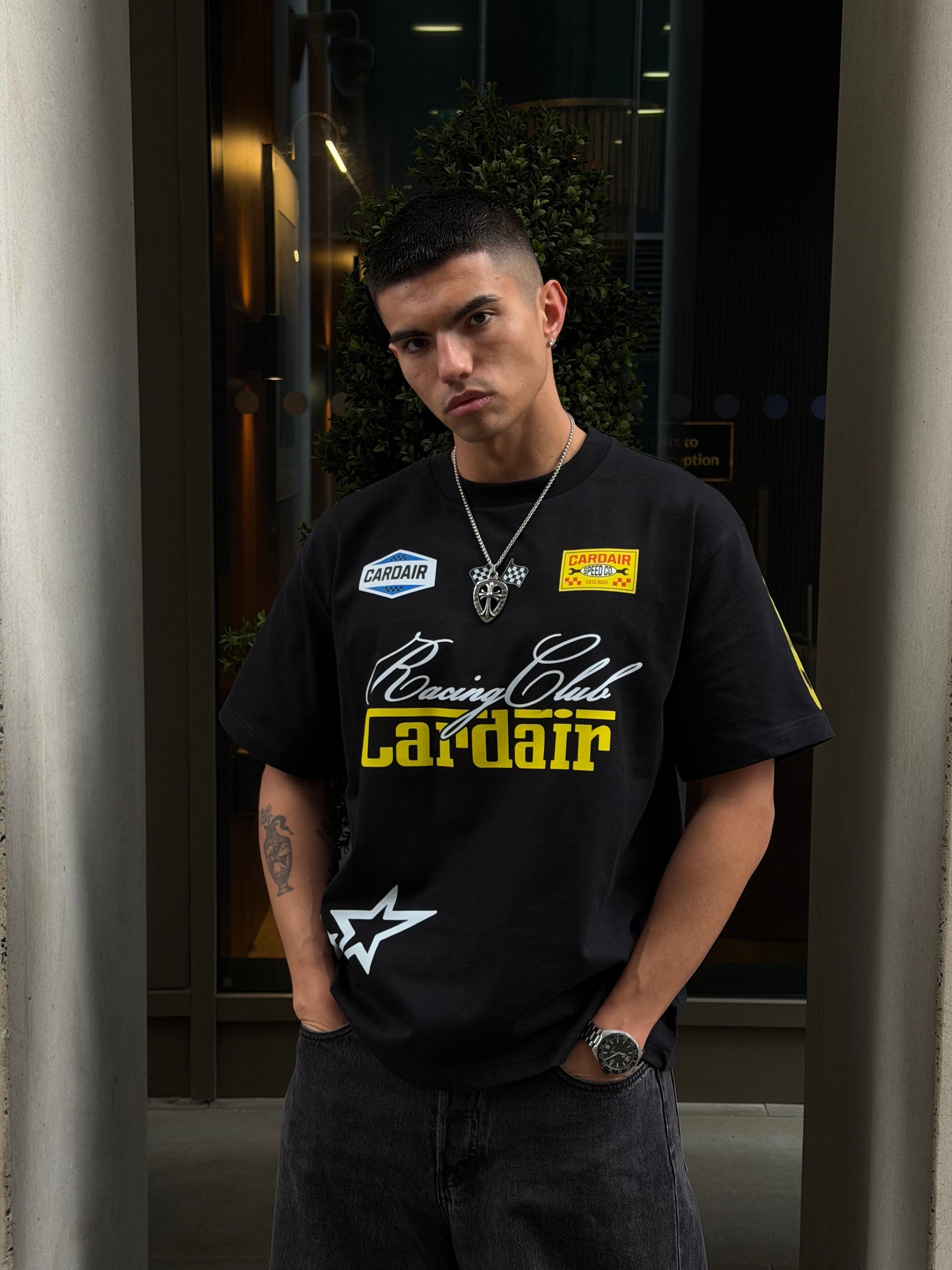 Cardair Racing Club T Shirt - Black - Kick Game