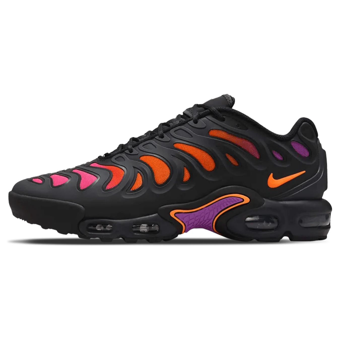 Nike Air Max Plus Drift 'Black Vivid Purple Total Orange' - Kick Game