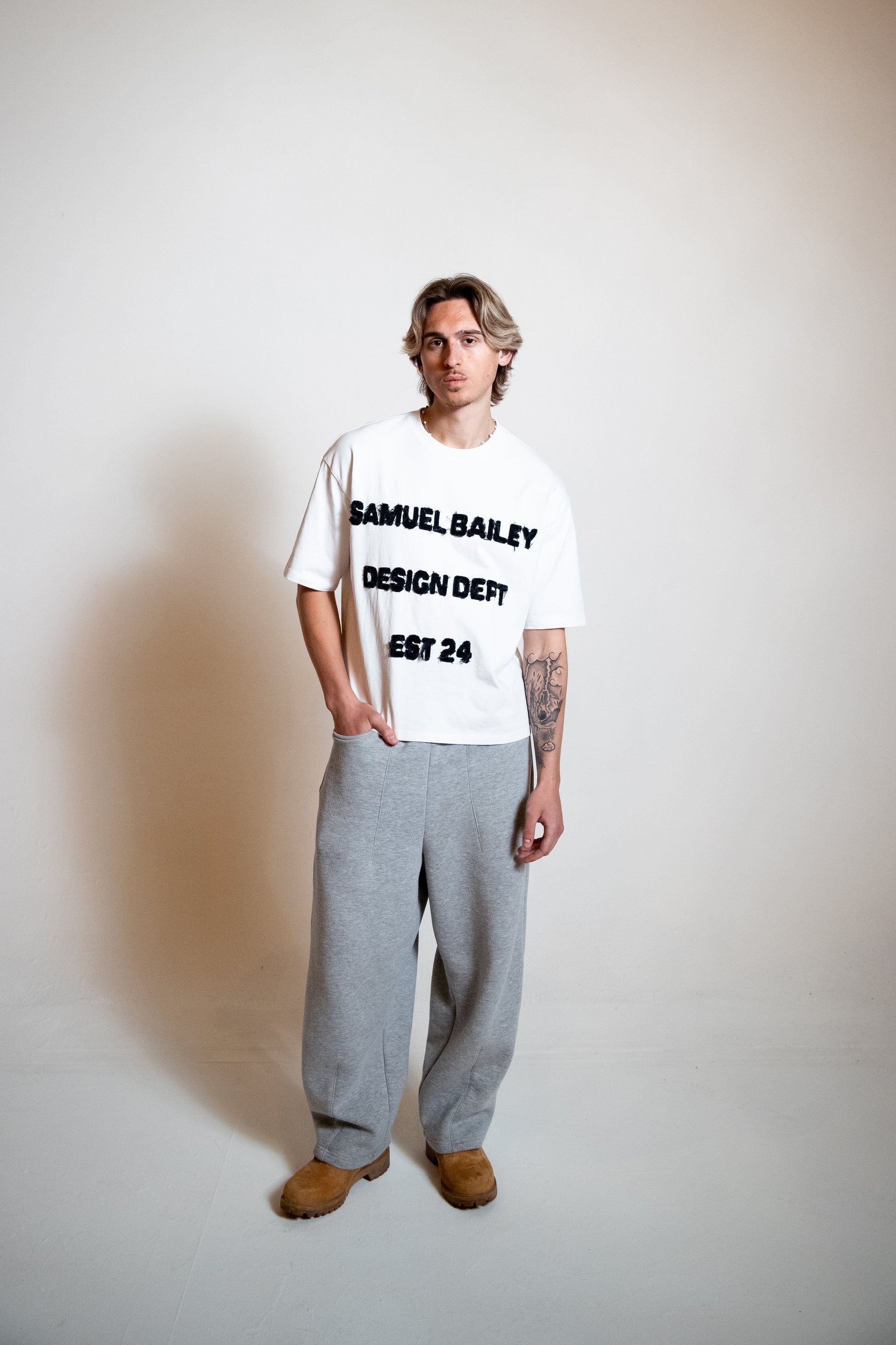 White Design Dept Tee - Kick Game