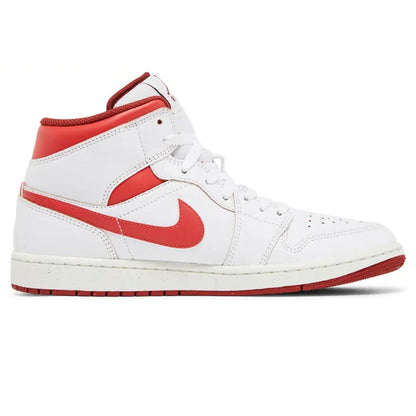 Air Jordan 1 Mid SE 'White Dune Red' - Kick Game