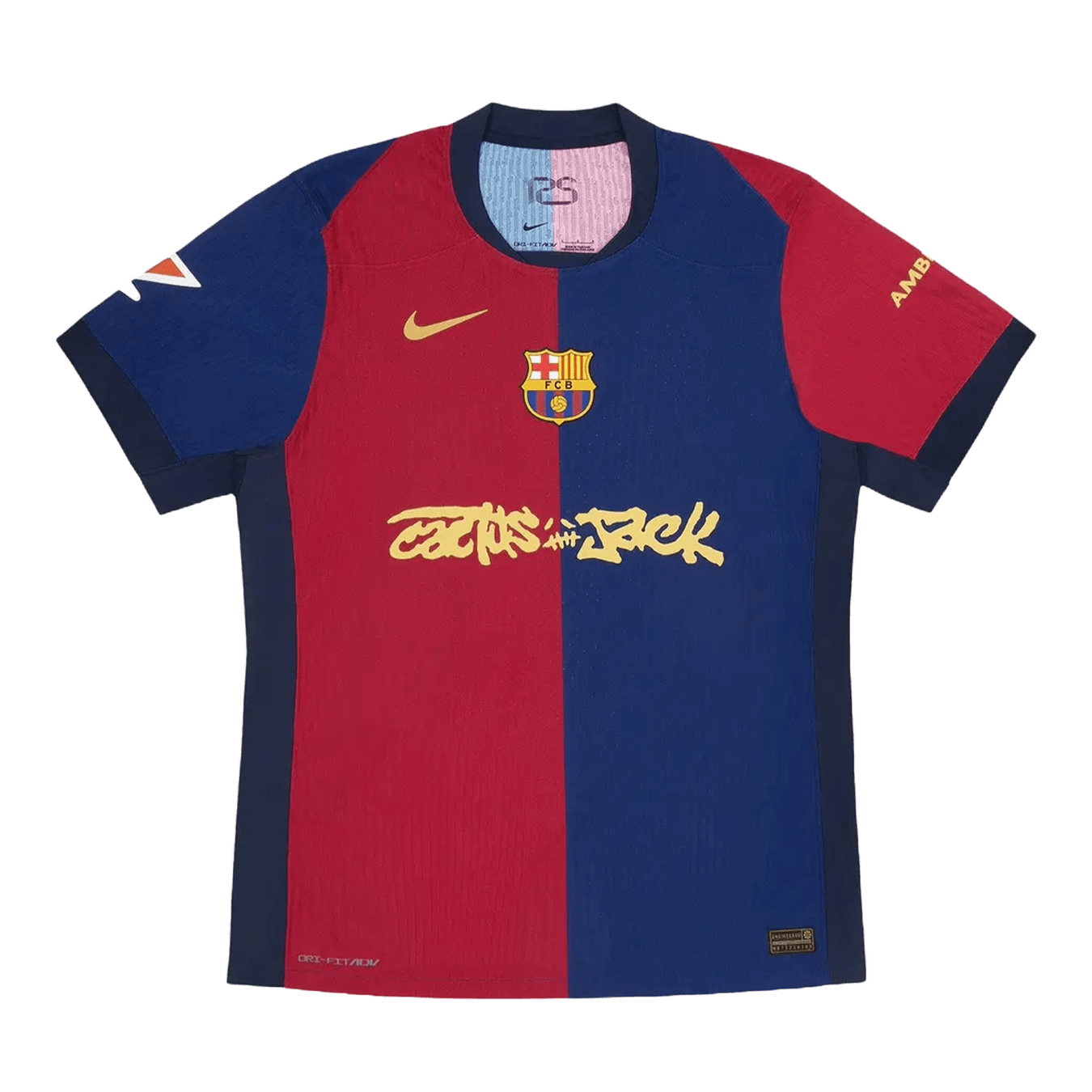 Nike FC Barcelona x Cactus Jack 2024/25 Match Home Jersey 'Red/Blue' - Kick Game