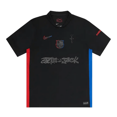 Nike FC Barcelona x Cactus Jack 2024/25 Match Away Jersey 'Black