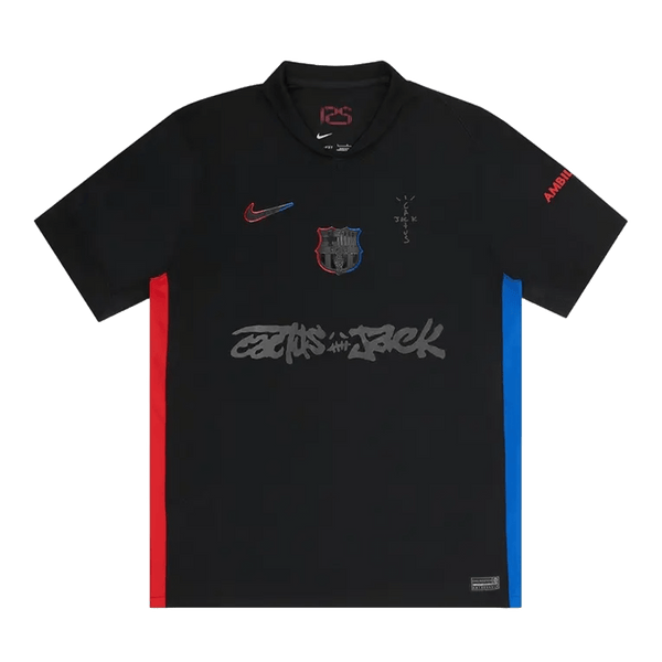 Nike FC Barcelona x Cactus Jack 2024/25 Match Away Jersey 'Black