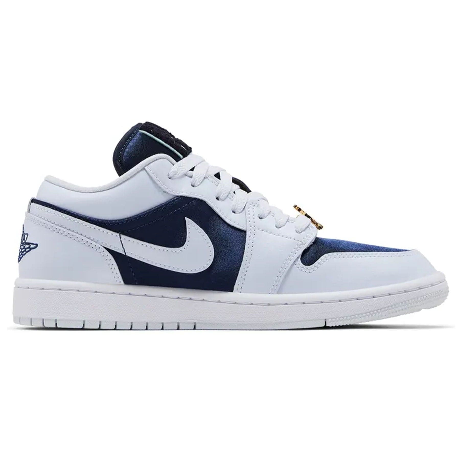 Air Jordan 1 Low SE Wmns 'Midnight Navy Gold Charms' - Kick Game