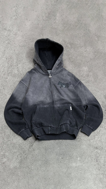 Legende Paris LND GRADIENT HOOD - CHARCOAL WASHED - Kick Game