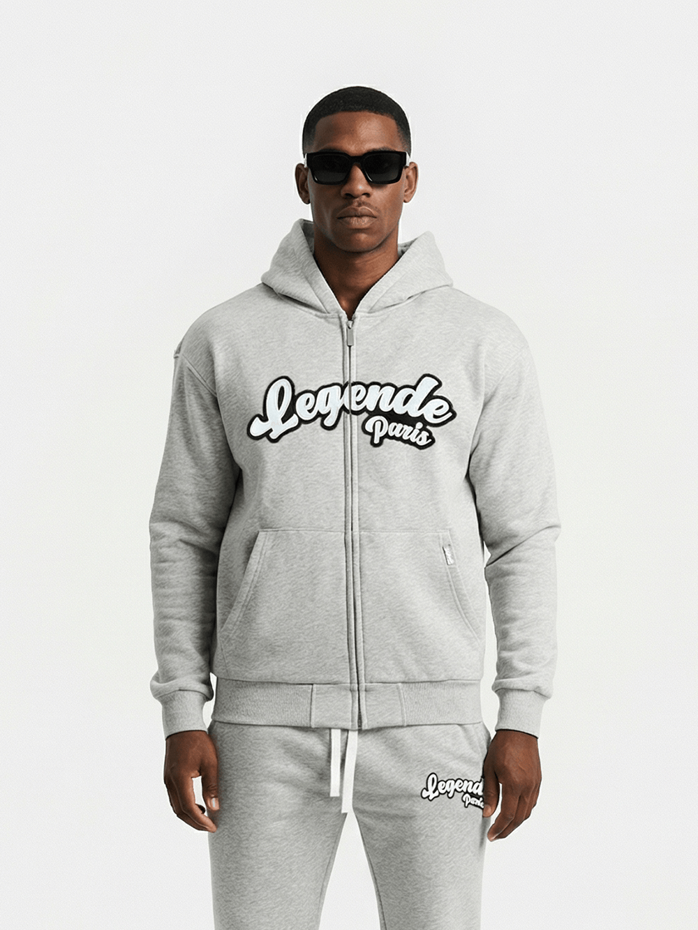 GUM LOGO HOODIE - GREY - Kick Game