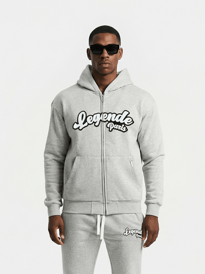 GUM LOGO HOODIE - GREY - Kick Game