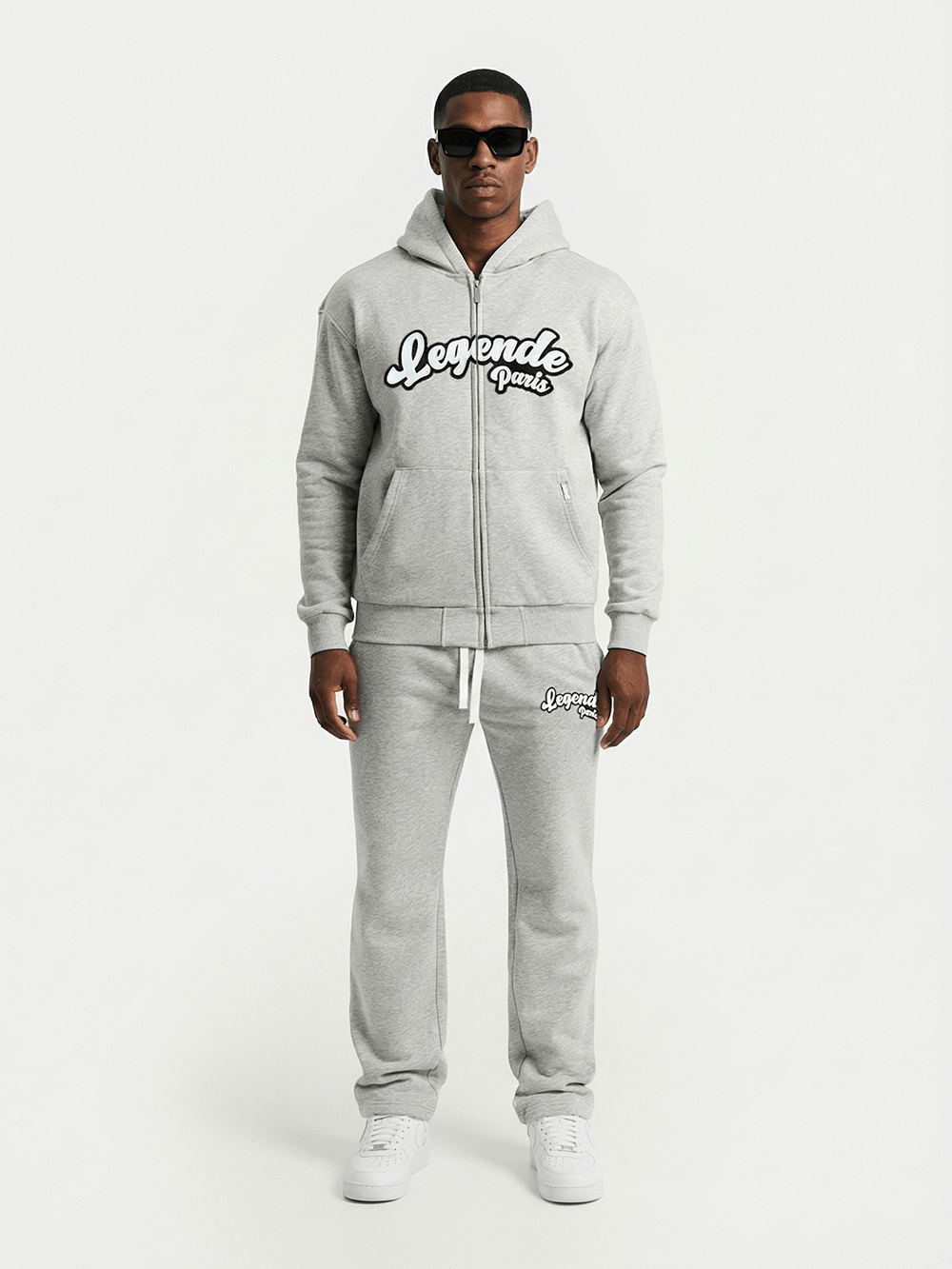 GUM LOGO HOODIE - GREY - Kick Game